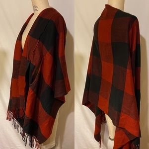 Madewell Buffalo Check Scarf / Cape
